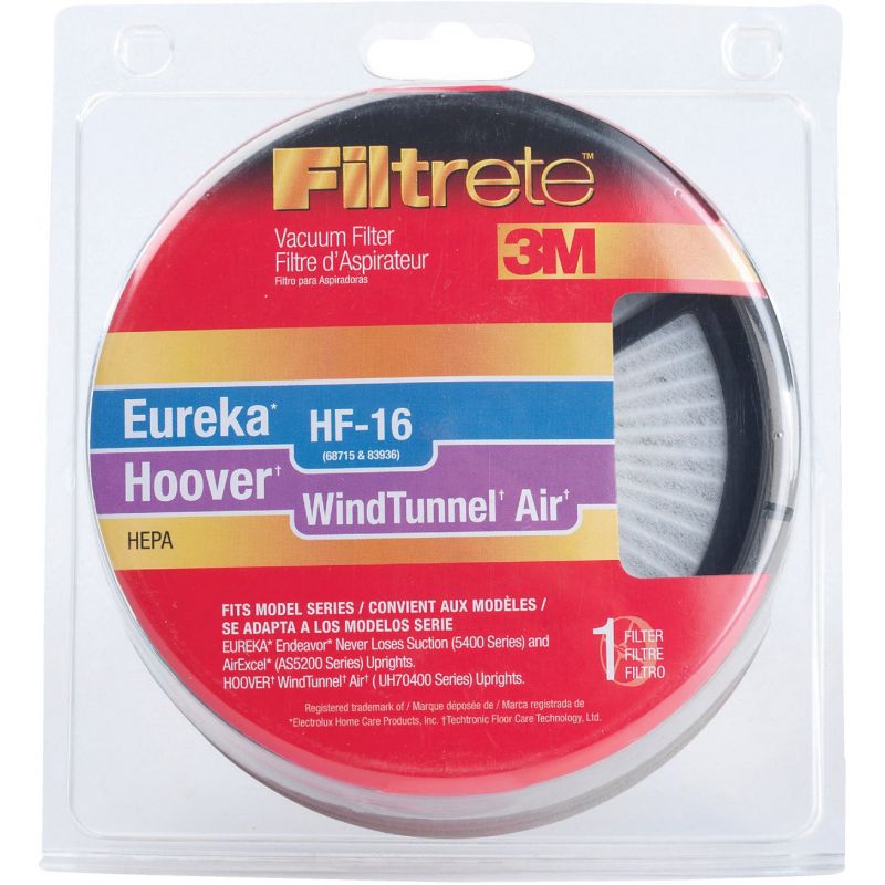 3M Filtrete Eureka HF-16/Hoover WindTunnel Air Vacuum Filter