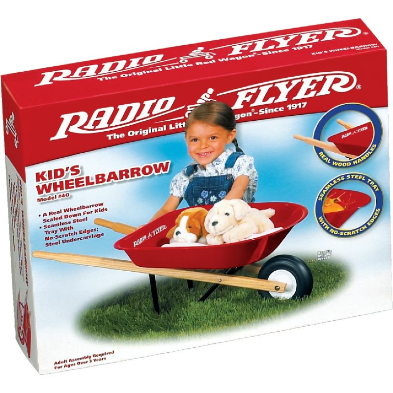 Radio Flyer Kid&#039;s Wheelbarrow Red