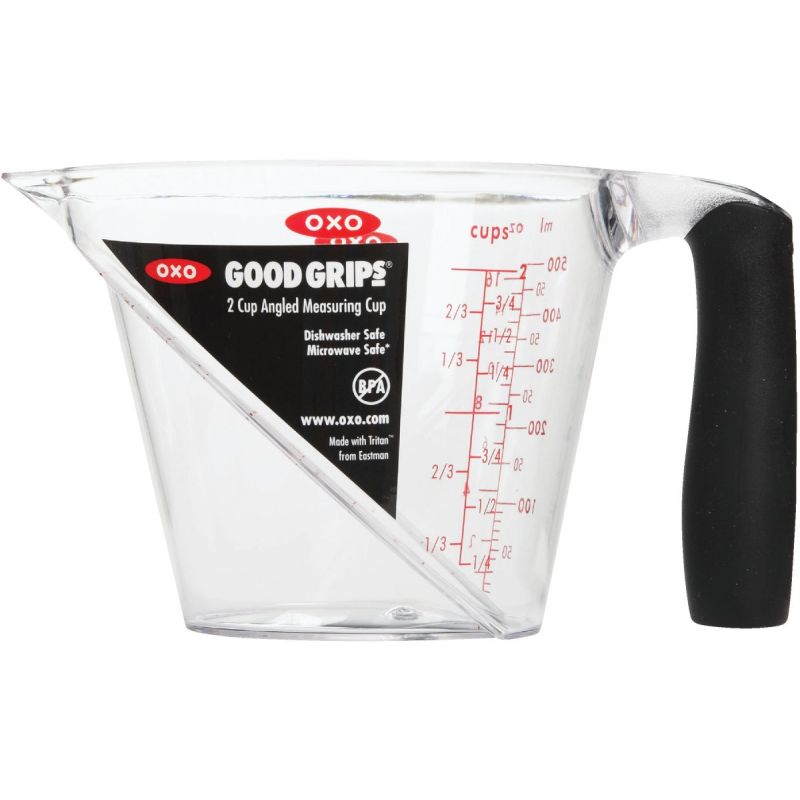 OXO Good Grips Angled Measuring Cup 2 Cup, Clear