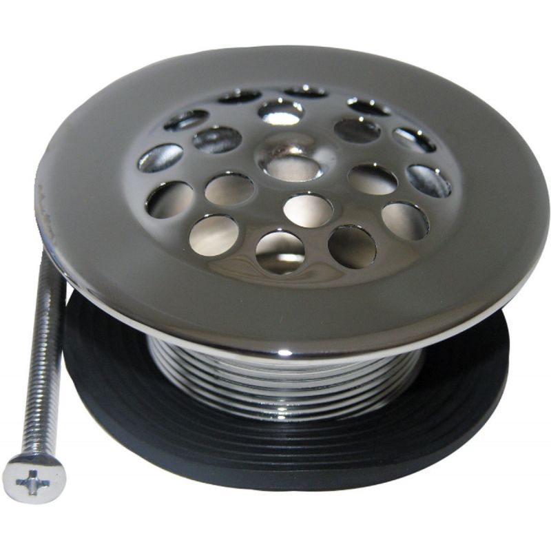 Do it 1-1/2 In. Coarse Waste Shoe Tub Drain Strainer with Chrome