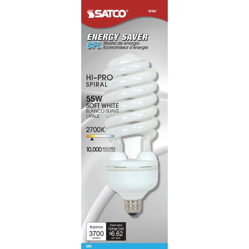 Satco Hi-Pro T5 Medium Spiral CFL Light Bulb