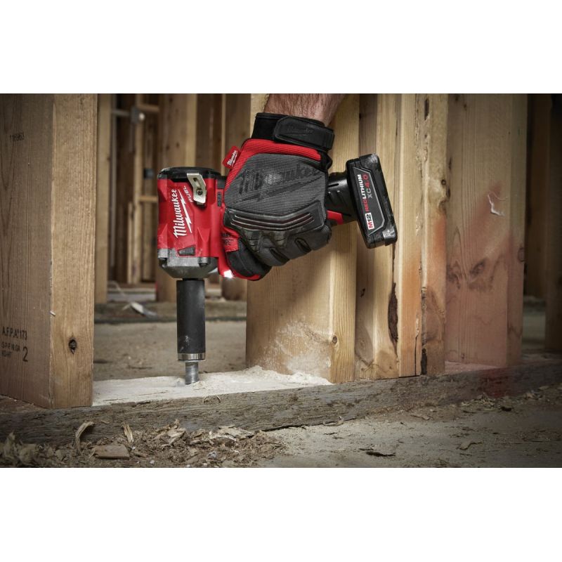 Milwaukee 12V FUEL Lithium-Ion Brushless Stubby Cordless Impact Wrench - Bare Tool 3/8 In.