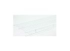 ClosetMaid 1363 Shelf and Rod, 60 lb Capacity, 16 in OAW, 72 in OAD, 2 in OAH, Steel Shelving 60 Lb, White