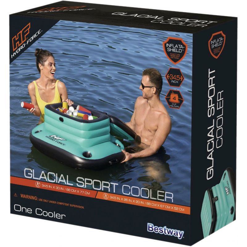 Hydro-Force Glacial Sport Floating Cooler Ocean Blue, Floating Cooler