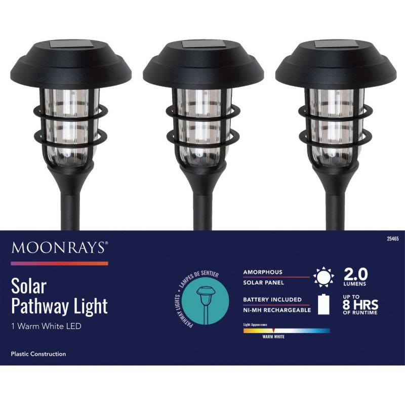 Fusion Solar Cage Path Light Black (Pack of 9)