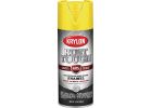 Krylon Rust Tough Alkyd Enamel Spray Paint Sun/Safety Yellow, 12 Oz.