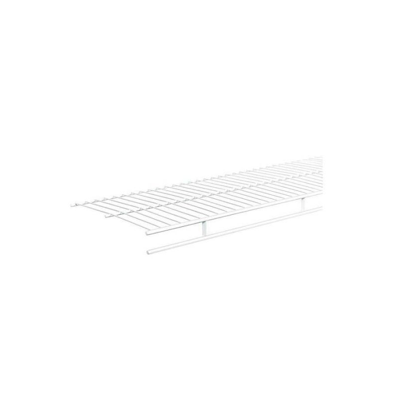 ClosetMaid 3730000 Wire Shelf, 12 in L, 144 in W, Steel, White White