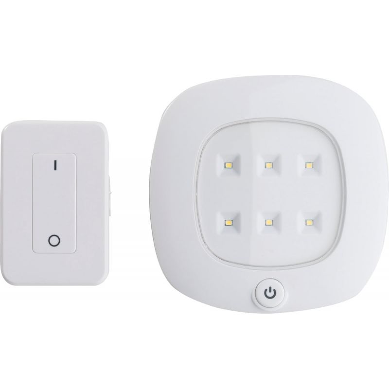 Light It LED Remote Control Battery Operated Ceiling Light Set White