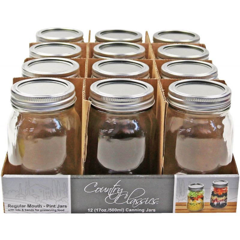 Country Classics Pint Canning Jar 1 Pt. (Pack of 2)