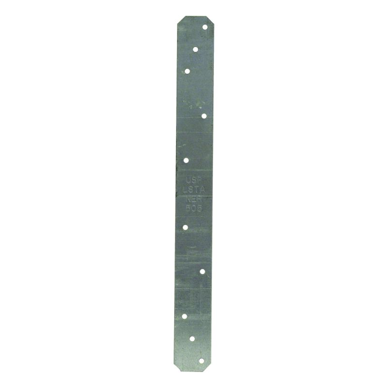 MiTek LSTA12 Wall Brace, 12 in L, 1-1/4 in W, Aluminum