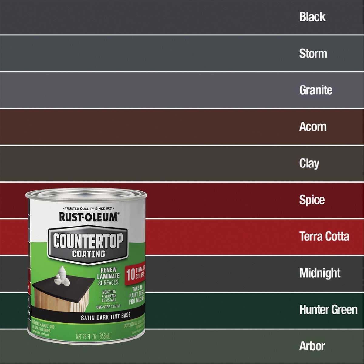 Rustoleum formica store paint