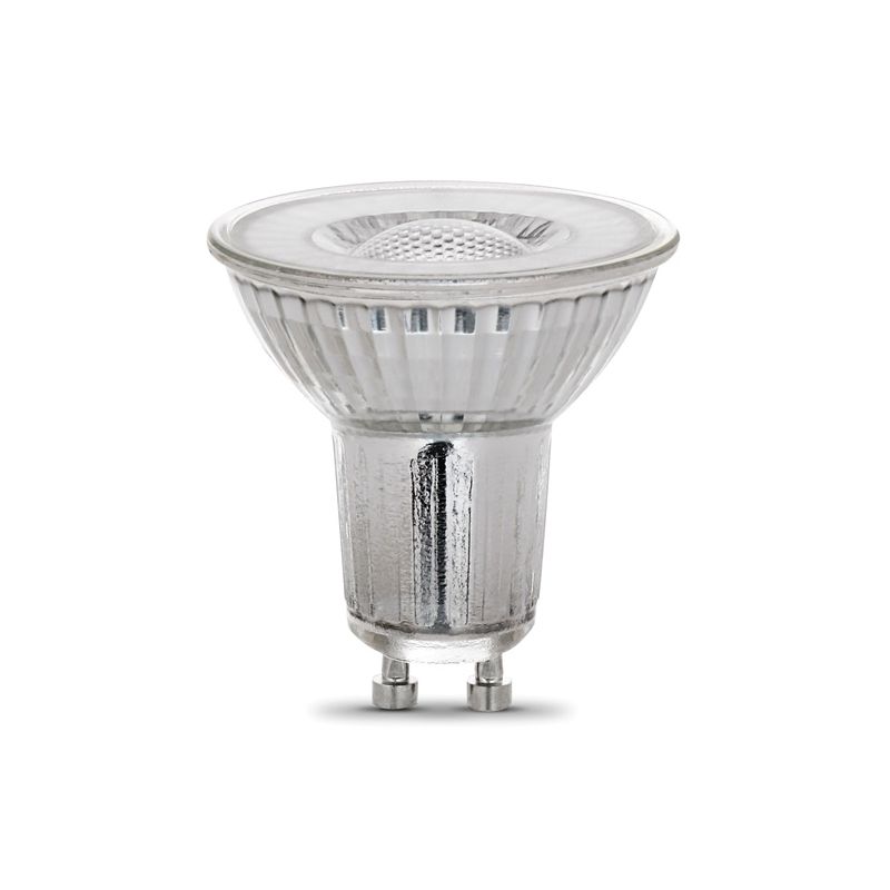 Feit Electric BPMR16GU10/500/95 LED Lamp, Track/Recessed, MR16 Lamp, 50 W Equivalent, GU10 Lamp Base, Dimmable