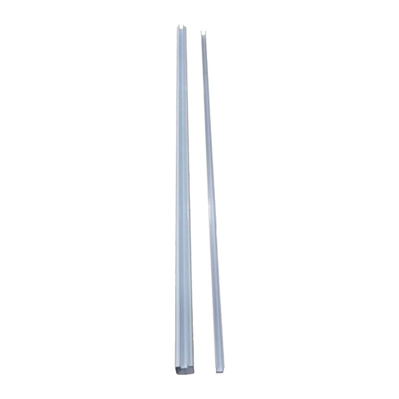 Regal TBR-12-0W Top and Bottom Rail, 12 ft L Actual, Aluminum, White White