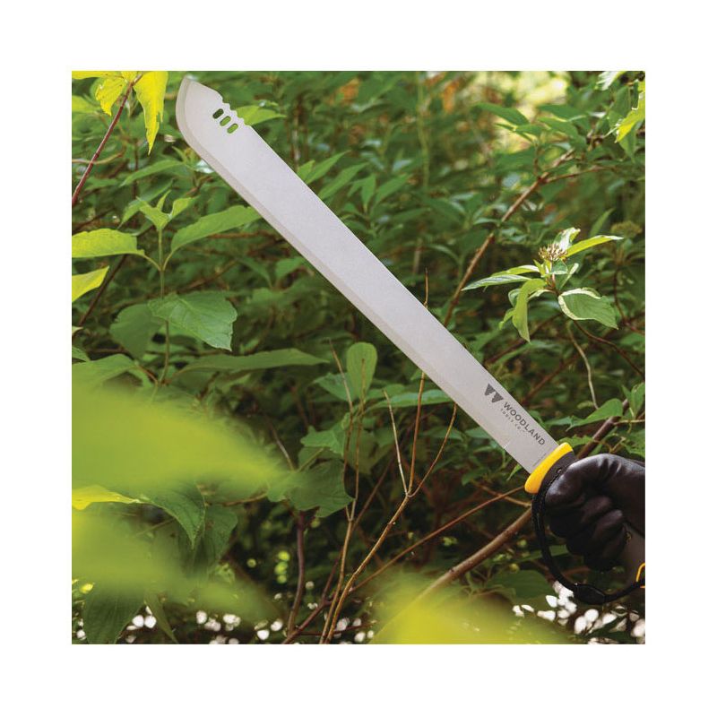 Woodland Tools Co 11-8001-100 Machete, 25-1/2 in OAL, HCS Blade, Long, Straight Blade
