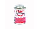 Oatey 30821 Solvent Cement, 8 oz Can, Liquid, Milky Clear Milky Clear
