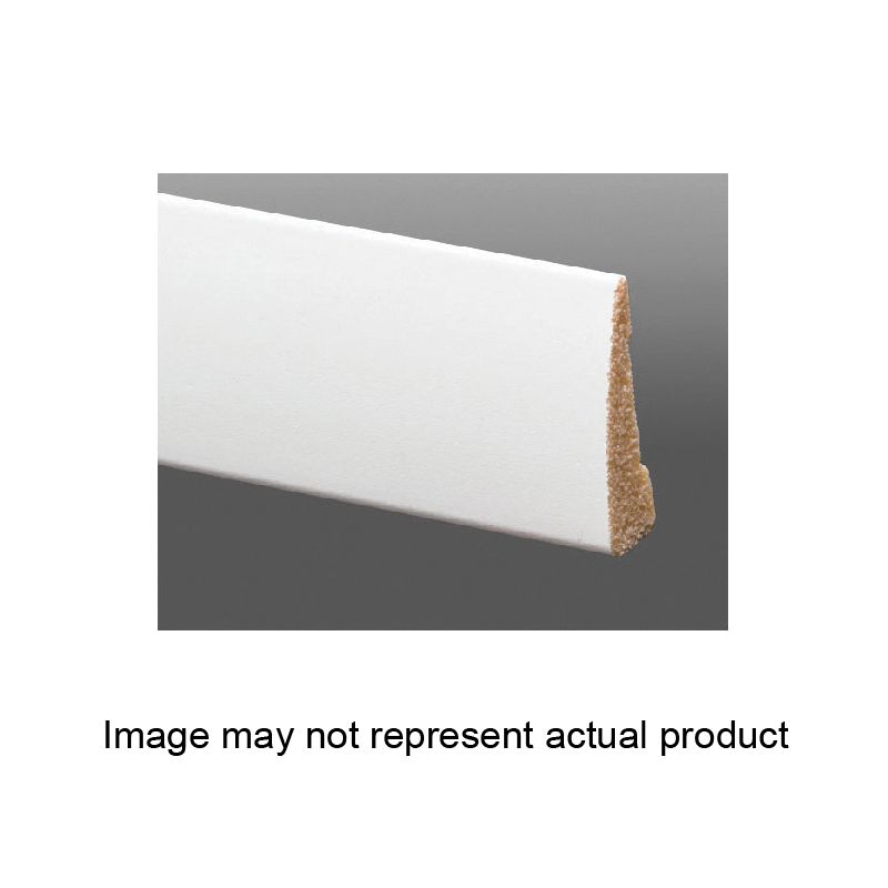Inteplast Group 327 63270700032 Ranch Case Moulding, 7 ft L, 2-1/4 in W, Polystyrene, Crystal White Crystal White