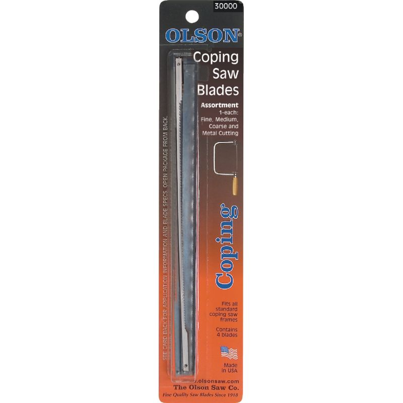 Olson Coping Saw Blade Set 6-1/2 In.