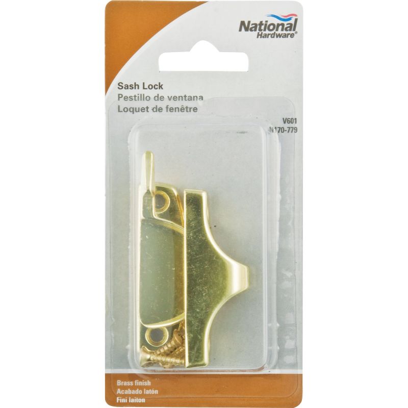National Contemporary Brass Sash Lock