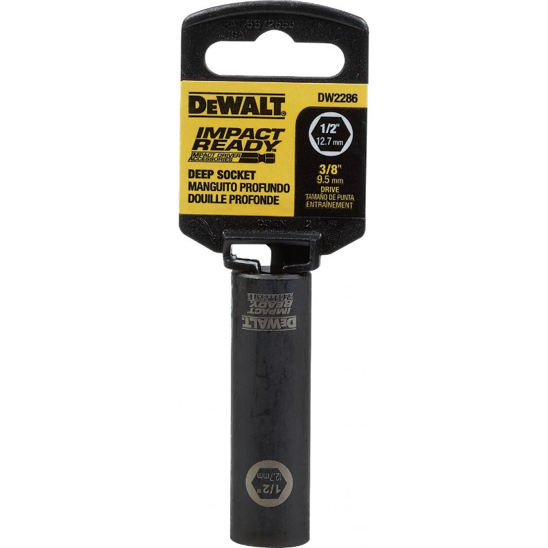 DeWalt 3/8 In. Drive Deep Impact Socket
