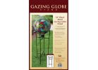 Alpine Gazing Globe Lawn Ornament Stand Black
