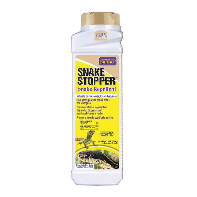 Bonide Snake Stopper 8751 Snake Repellent Bottle Gray/Tan