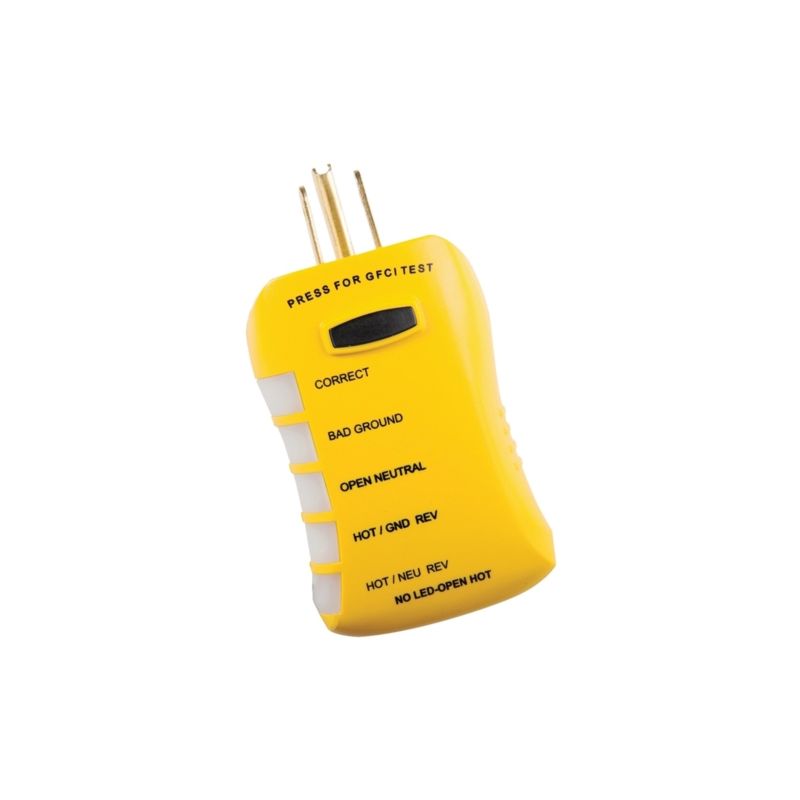 Sperry Instruments HGT6520 Circuit Analyzer Tester, Black/Yellow Black/Yellow