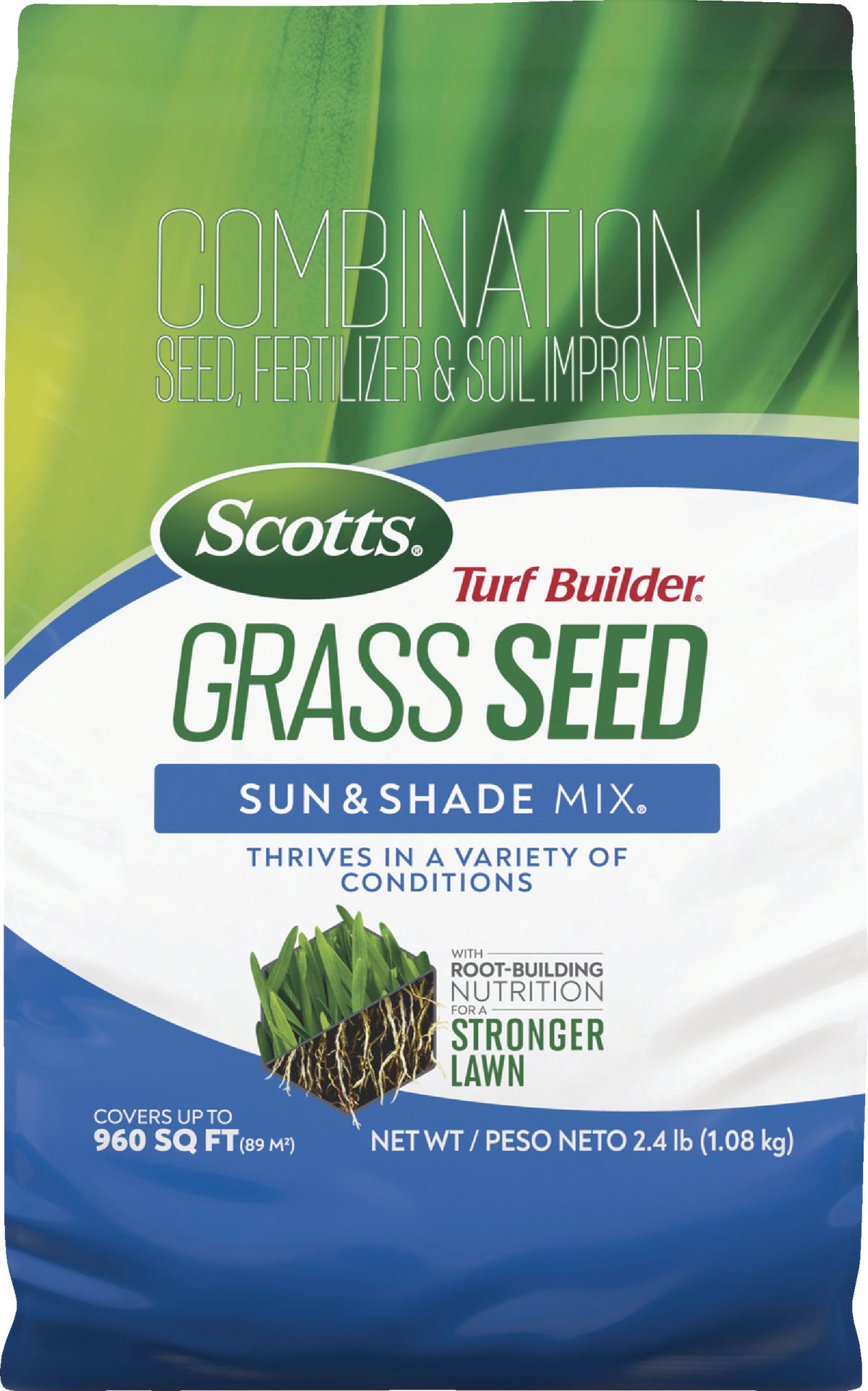 Buy Scotts Turf Builder Sun And Shade Mix Grass Seed 