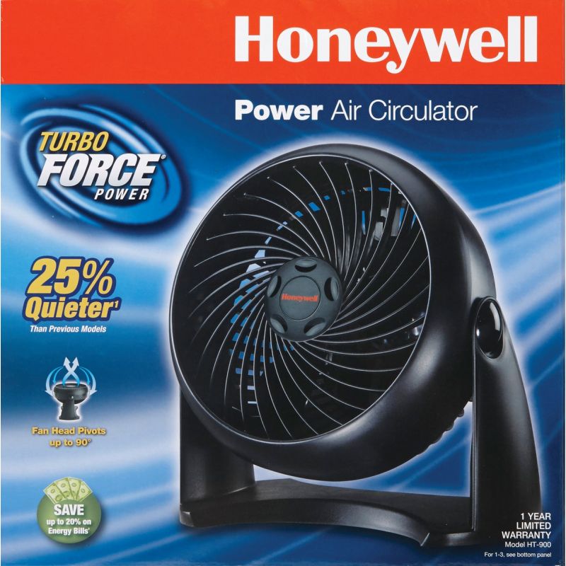 Honeywell TurboForce 11 In. Floor Fan Black (Pack of 4)