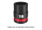 Milwaukee SHOCKWAVE Impact Duty Series 49-66-6248 Shallow Impact Socket, 16 mm Socket, 1/2 in Drive, Square Drive