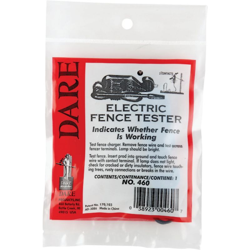 Dare Single Lamp Electric Fence Tester