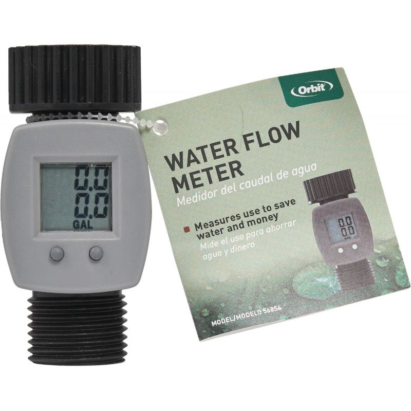Orbit Water Flow Meter Black