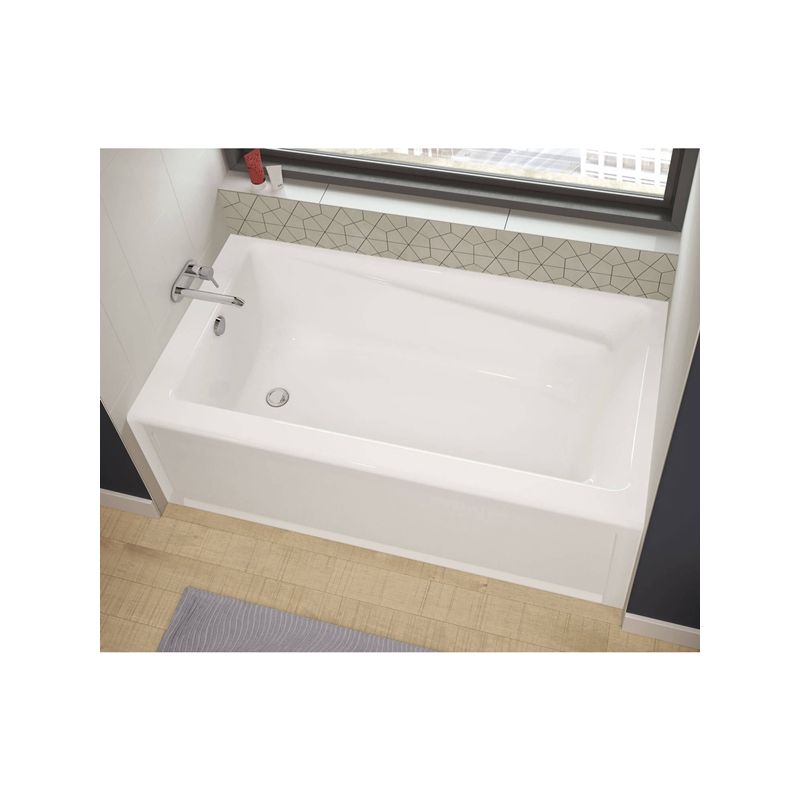 Maax New Town 6032 Series 105456-L-000 Bathtub, 38 to 44 g, 59-3/4 in L, 32 in W, 20-1/2 in H, Alcove Installation 38 To 44 G, White