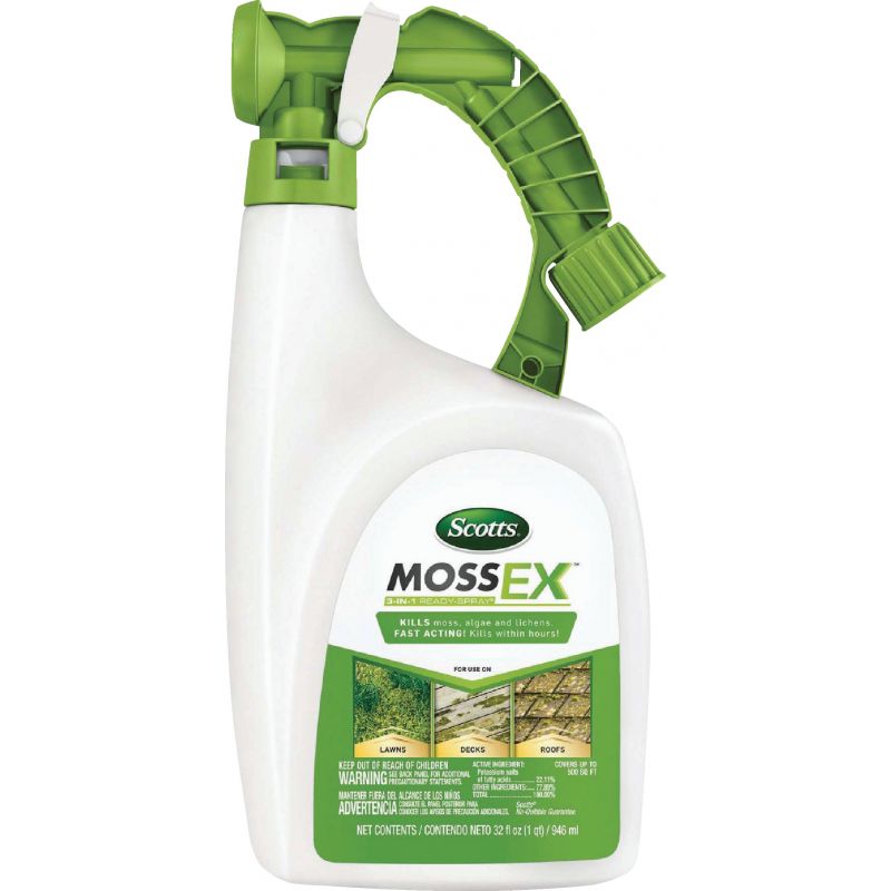 Ortho Moss B Gon Liquid Moss &amp; Algae Killer 32 Oz., Hose End
