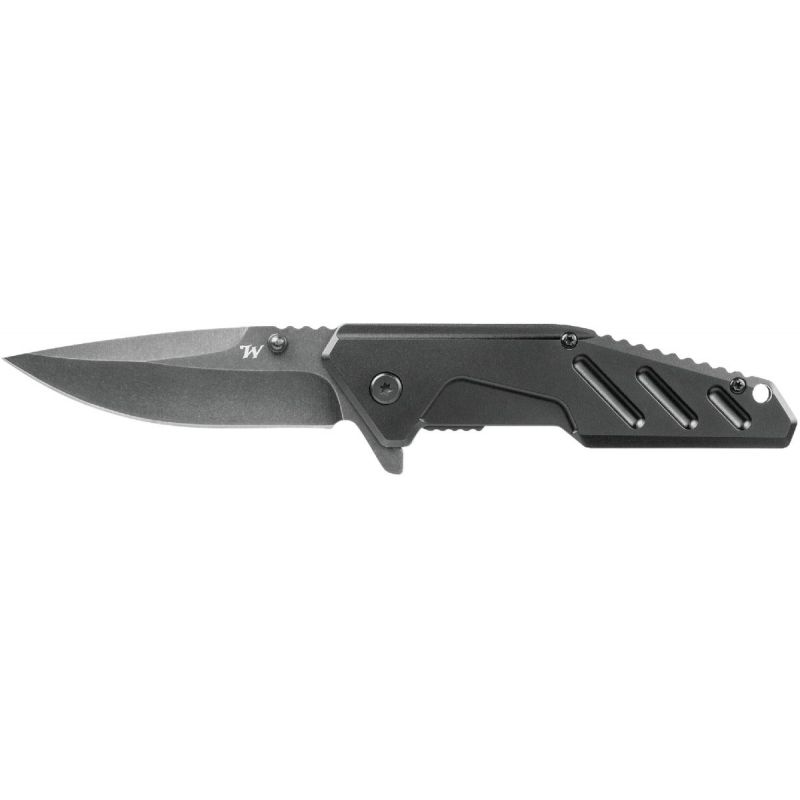 Winchester FMJ Folding Knife Black, 3 In.