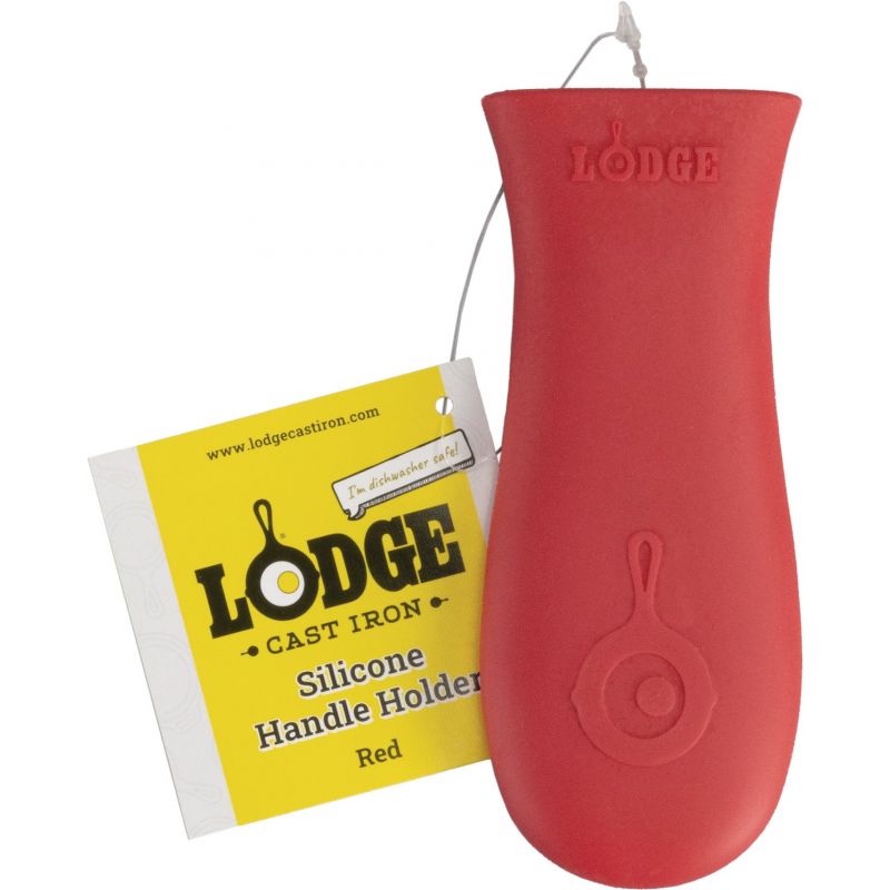 Lodge ASHH41 Hot Handle Holder, Silicone, Red, 450 deg F