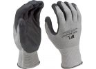Wells Lamont Fine Gauge Knit Nitrile Coated Glove L, Gray &amp; Black