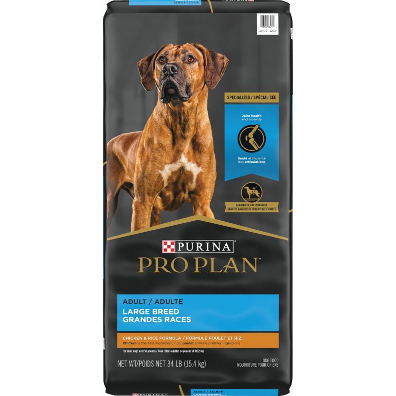 Purina Pro Plan Large Breed Dry Dog Food 34 Lb.