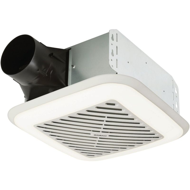 Broan Flex Series 110 CFM Bath Exhaust Fan with Soft Surround LED White