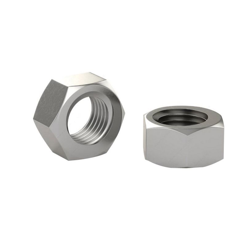 Reliable FHNCS14VP Hex Nut, Coarse Thread, 1/4-20 Thread, Stainless Steel, 18-8 Grade