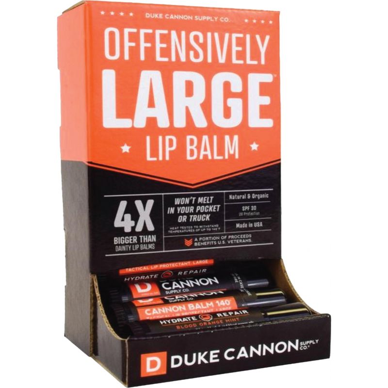 Duke Cannon Hydrate + Repair Lip Balm 0.56 Oz. (Pack of 15)