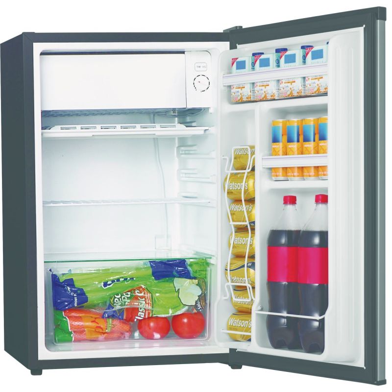 Perfect Aire 4.4 Cu. Ft. Mini Refrigerator 4.4 Cu. Ft., Silver
