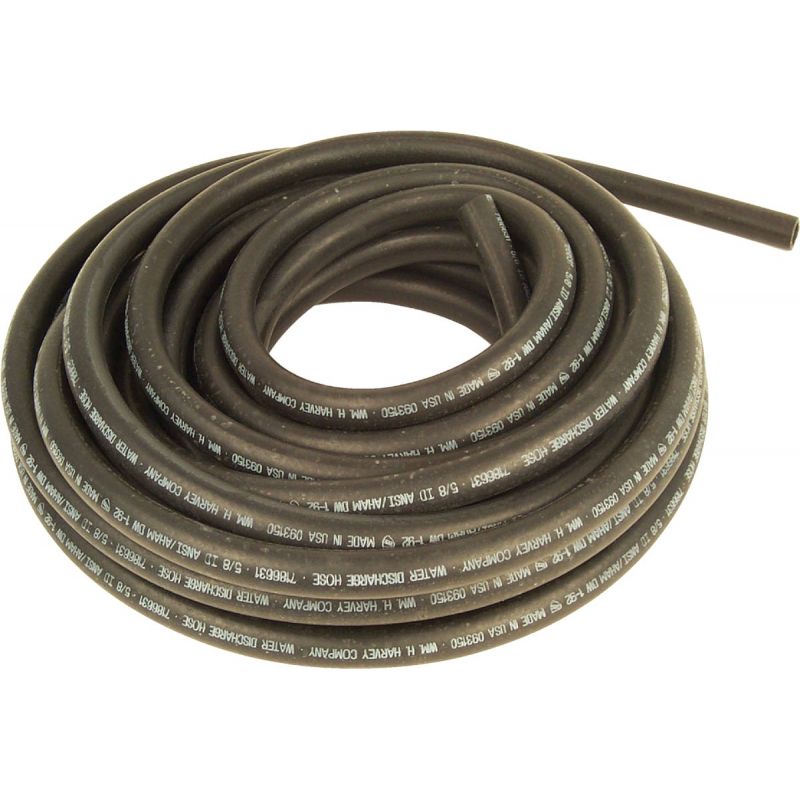 Harvey Replacement Dishwasher Drain Hose 5/8 In. X 50 Ft., Black