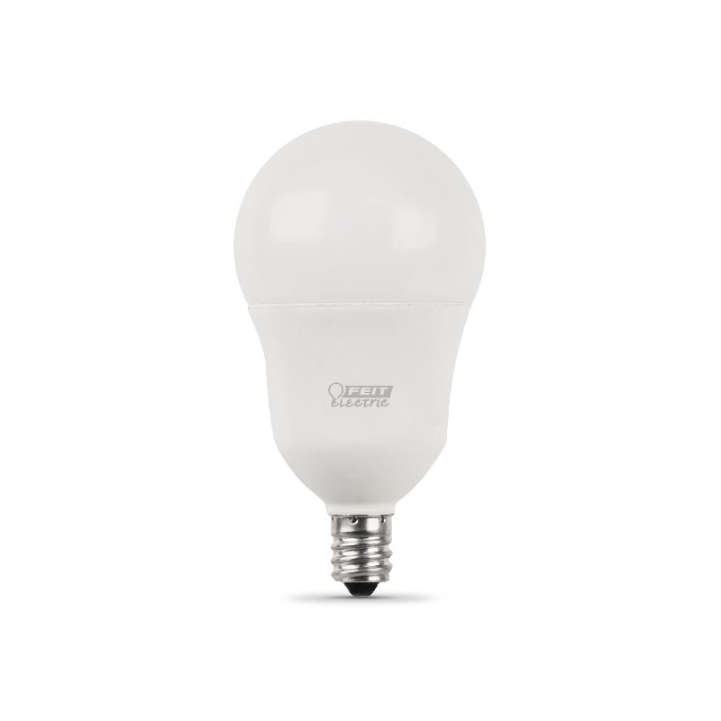 Feit Electric BPA1540C/950CA/2 LED Bulb, General Purpose, A15 Lamp, 40 W Equivalent, E12 Lamp Base, Dimmable