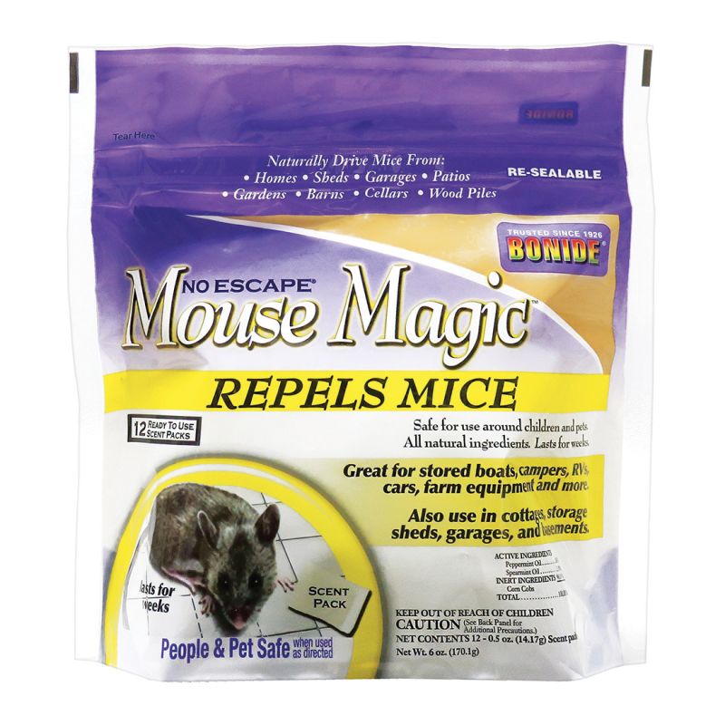 Bonide Mouse Magic 866 Mouse Repellent Gray