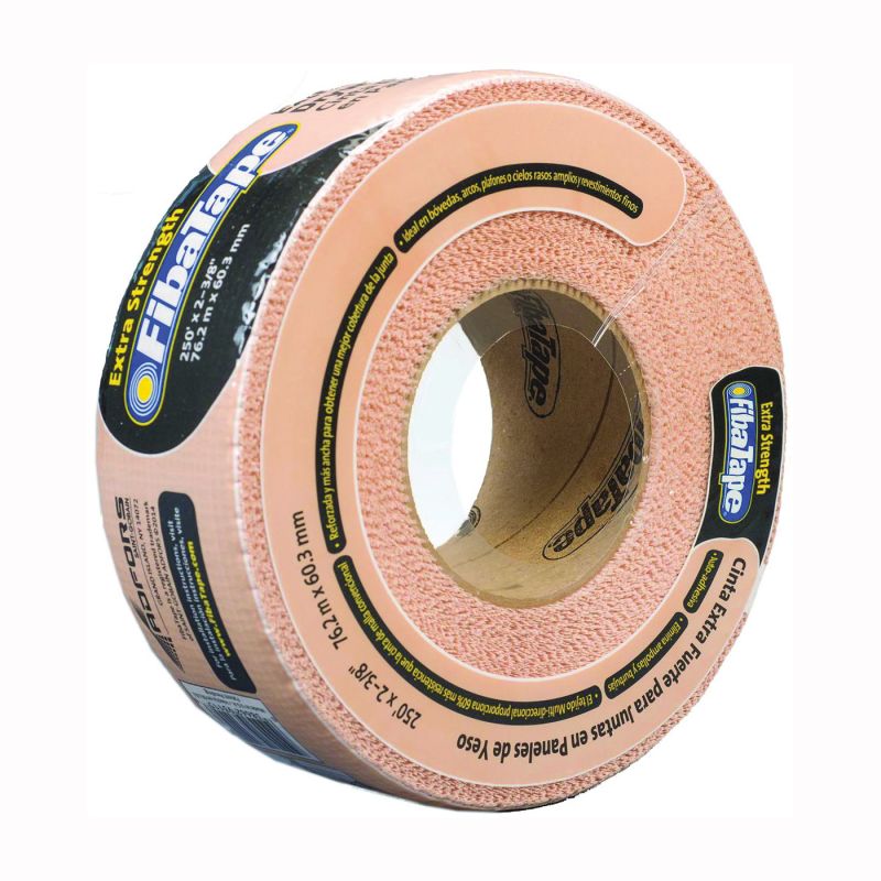 Adfors FDW8666-U Drywall Tape Wrap, 250 ft L, 2-3/8 in W, 1/2 mm Thick, Beige Beige