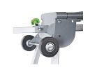 Genesis GMSS400W Miter Saw Stand, 400 lb, 41-1/4 to 110 in W Stand, 32-1/4 to 39 in H Stand, Steel