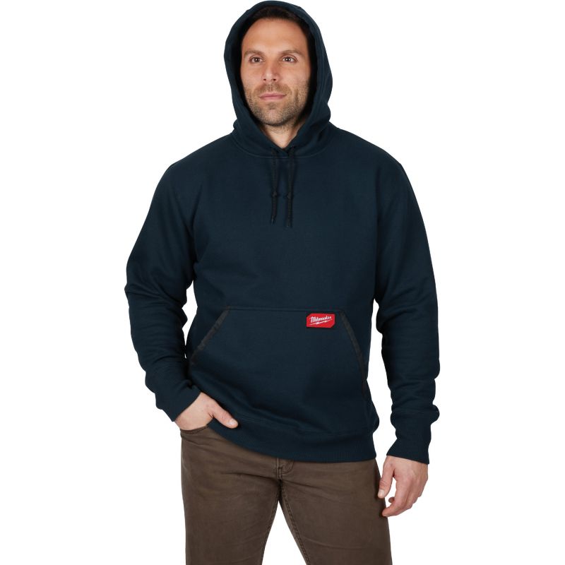 Milwaukee Heavy-Duty Hooded Sweatshirt XL, Navy Blue