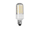 Feit Electric BP50MC/830/LED LED Bulb, Decorative, 50 W Equivalent, E11 Lamp Base, Dimmable, Clear, Warm White Light