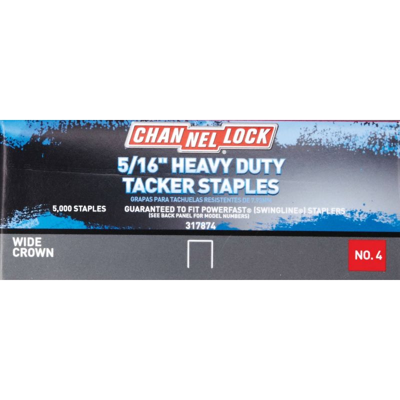 Channellock No. 4 Hammer Tacker Staples