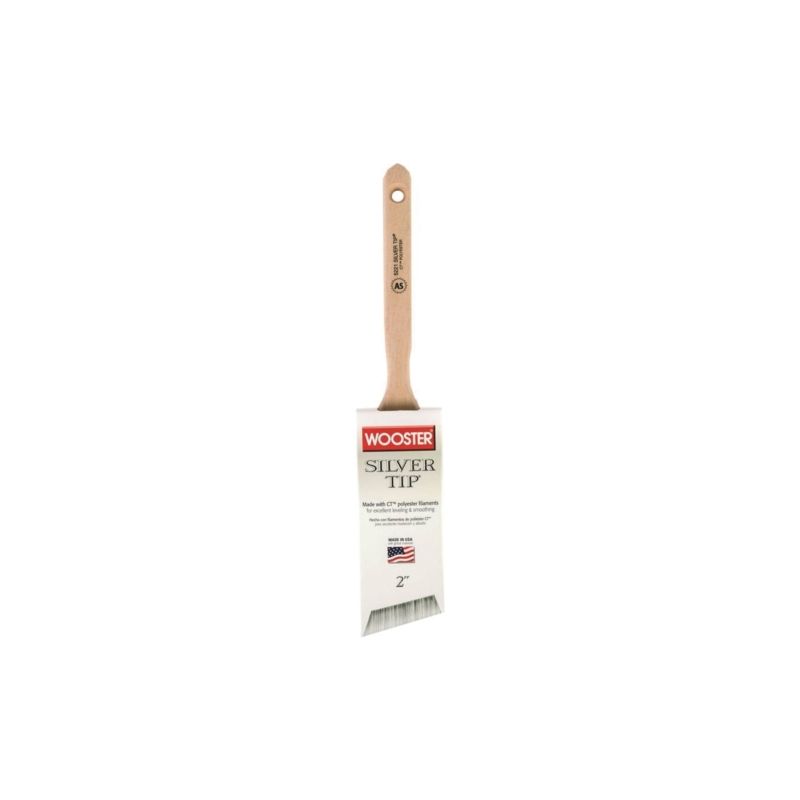 WOOSTER 5224-2 Paint Brush, 2 in W, 2-7/16 in L Bristle, Polyester Bristle
